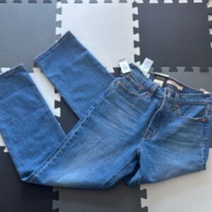 Classic Blue Denim Jeans wedgie straight